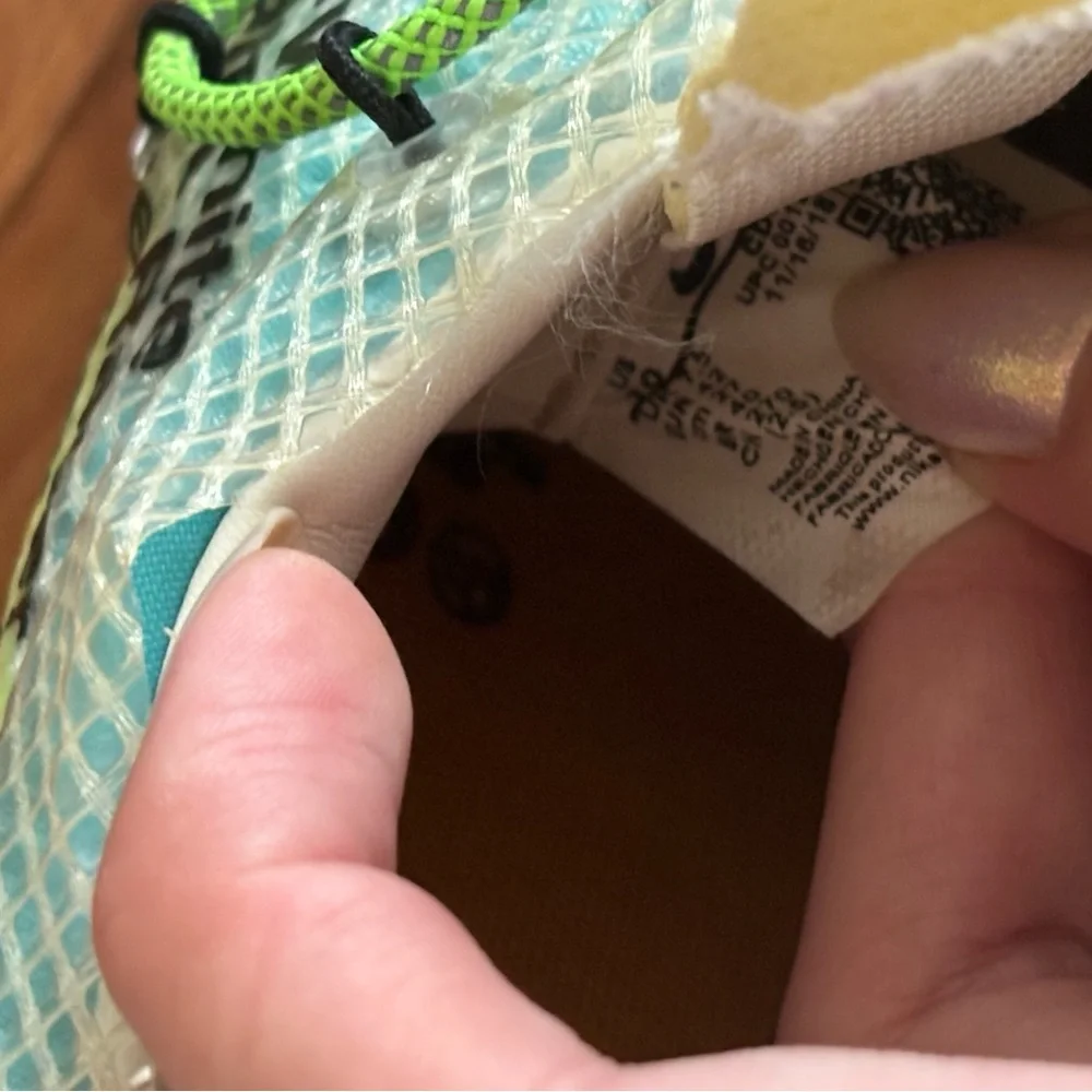 Off-White x Nike Wmns Waffle Racer 'Vivid Sky' 2019 size 10 - Picture 14 of 14